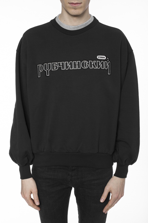 Gosha Rubchinskiy Logo-embroidered sweatshirt | Men's | Vitkac